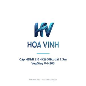 Cáp HDMI 2.0 4K@60Hz dài 1.5m VegGieg V-H203